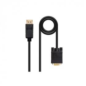 Cabo Nanocable Displayport Para Vga Macho 2Metros Preto