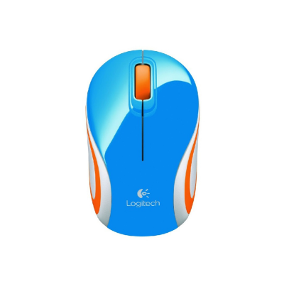 Rato Mini Sem Fios Logitech M187 1000 Dpi Azul