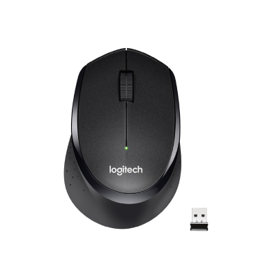 Rato Sem Fios Logitech Silent Plus M330 1000 Dpi Preto