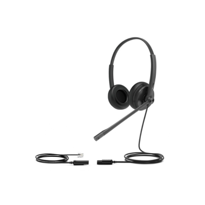 Auriculares Yealink YHS34 Lite Dual Biaurales RJ