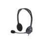 Auscultadores Logitech H111 com Microfone Jack 3.5mm Preto