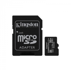 Micro SD Kingston CANVAS Select Plus 32Gb MicroSD HC com Adaptador Class 10 100MBs
