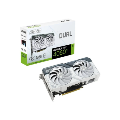 Placa Gráfica Asus GeForce RTX 4060 Ti Dual White Edition 8GB GDDR6 OC DLSS3