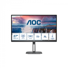 Monitor AOC 27″ Value-line Led 75 Hz VA 4 ms 2xHDMI 2xDisplayPort Colunas Preto