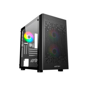 Caixa Gaming Abysm Danube Inva MX202 Micro ATX ARGB Preto