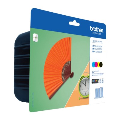 Brother LC-129XLVALBP tinteiro 4 unidade(s) Original Preto, Ciano, marrom, Amarelo