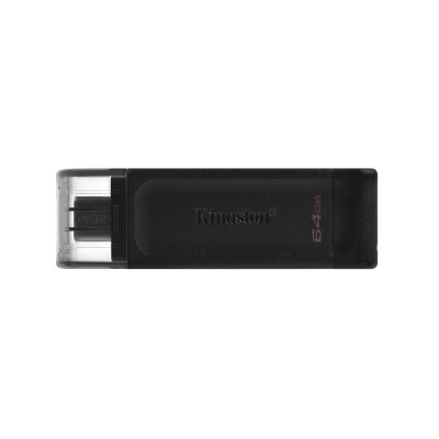 Kingston Technology DataTraveler 70 unidade de memória USB 64 GB USB Type-C 3.2 Gen 1 (3.1 Gen 1) Preto