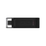 Kingston Technology DataTraveler 70 unidade de memória USB 64 GB USB Type-C 3.2 Gen 1 (3.1 Gen 1) Preto