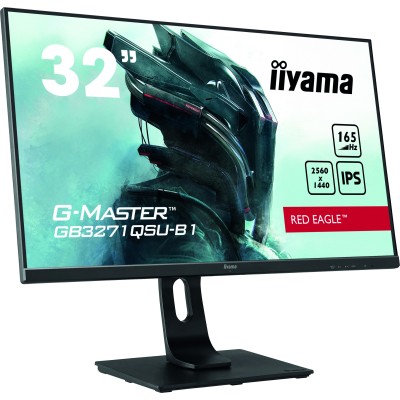 iiyama G-MASTER GB3271QSU-B1 monitor de ecrã 80 cm (31.5") 2560 x 1440 pixels Wide Quad HD LED Preto