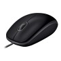 Logitech B110 Silent rato Escritório Ambidestro USB Type-A Ótico 1000 DPI