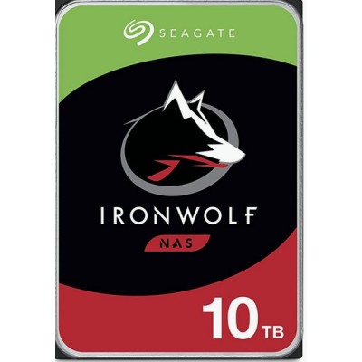 Seagate IronWolf ST10000VN000 unidade de disco rígido 10 TB 7200 RPM 256 MB 3.5" Serial ATA III