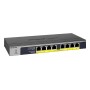 NETGEAR GS108PP Não-gerido Gigabit Ethernet (10 100 1000) Power over Ethernet (PoE) Preto