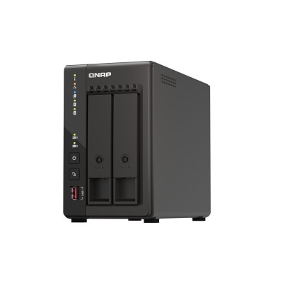 QNAP TS-253E NAS Tower Intel® Celeron® J6412 8 GB 0 TB QNAP QTS Preto