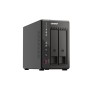 QNAP TS-253E NAS Tower Intel® Celeron® J6412 8 GB 0 TB QNAP QTS Preto