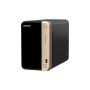 QNAP TS-264 NAS Tower Intel® Celeron® N5095 8 GB 0 TB QNAP QTS Preto, Dourado