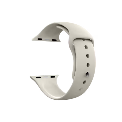 Silicon Straps White para Smartwatch 42mm até 49mm