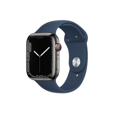 Apple Watch series 7 45mm LTE Graphite / Abyss Blue Sport Band