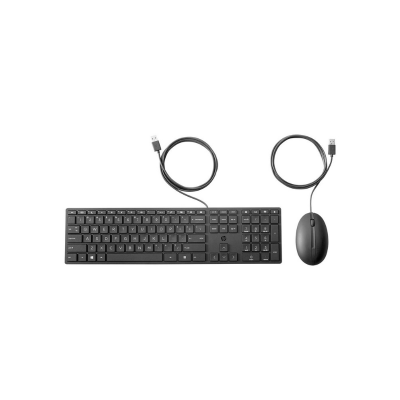 Teclado + Rato HP 320MK com fios USB Preto