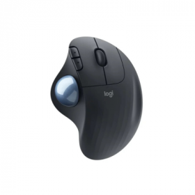 Rato Sem Fios Ergonómico Logitech M575 Trackball Preto