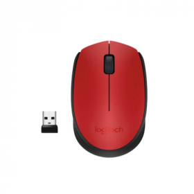 Rato Sem Fios Logitech M171 1000 Dpi Vermelho
