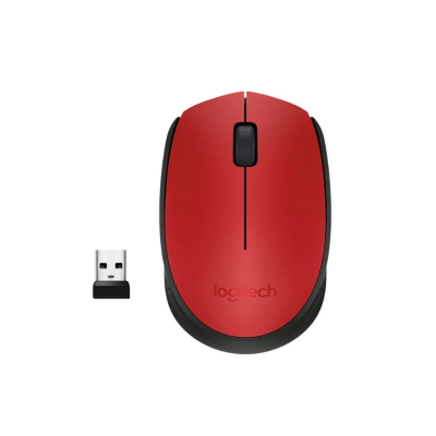Rato Sem Fios Logitech M171 1000 Dpi Vermelho