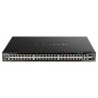 D-Link DGS-1520-52MP switch de rede Gerido L3 Gigabit Ethernet (10 100 1000) Power over Ethernet (PoE) 1U Preto