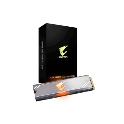 Disco SSD Gigabyte AORUS RGB 256GB M.2 NVMe Com Cooler