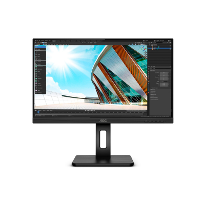 Monitor Profissional AOC 24P2C 23.8″ Full HD Multimédia Preto