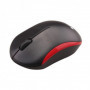 Rato Wireless 2Hix Mw5 Preto Vermelho