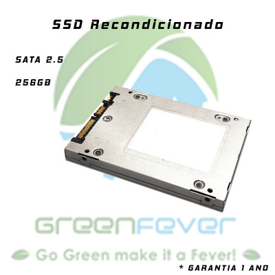Disco Ssd 256Gb 2,5 Recondicionado Garantia 1 Ano