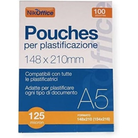 Sachês para caldo A5 cm 14,8 x 21 mícrons 125 conf. 100 unidades. NIK