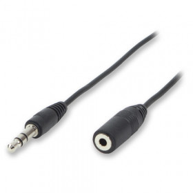 Lindy 3.5mm 2.5mm Stereo Cable cabo de áudio 0,02 m Preto