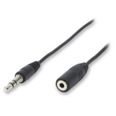 Lindy 3.5mm 2.5mm Stereo Cable cabo de áudio 0,02 m Preto