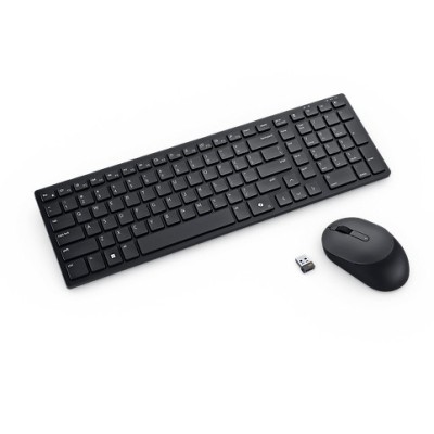 DELL KM555 teclado Rato incluído Universal RF Wireless + Bluetooth QWERTY Português Preto