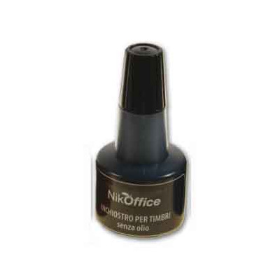 Tinta preta para carimbo, 30 ml NIK