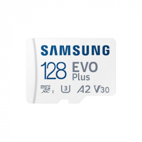Micro SD Samsung EVO Plus 2021 128Gb XC com Adaptador Classe 10/130MBs