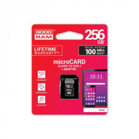 Micro Sd Goodram 256Gb Class 10 UHS + Adaptador