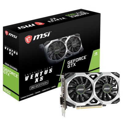 Placa GrÃ¡fica MSI GTX 1650 Ventus XS OC 4GB