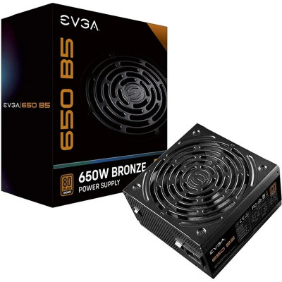 Fonte AlimentaÃ§Ã£o EVGA 650 B5 650W Ventoinha 13cm 80 Plus Bronze