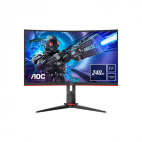 Monitor Gaming AOC 24" (23.8) Ips Full HD 0.5Ms 240Hz Hdmi Dp Tem Pivot Preto