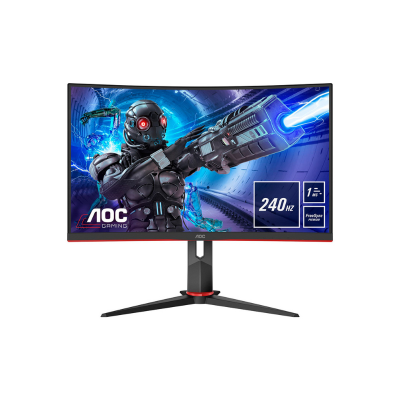 Monitor Gaming AOC 24" (23.8) Ips Full HD 0.5Ms 240Hz Hdmi Dp Tem Pivot Preto