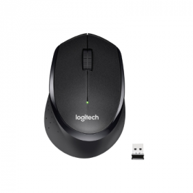Rato Sem Fios Logitech Silent Plus M330 1000 Dpi Preto