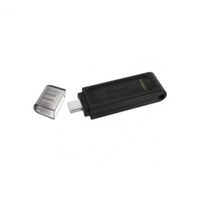 Pen Drive Kingston DataTraveler 70 128Gb Type-C Preto