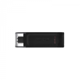 Pen Drive Kingston DataTraveler 70 64Gb Type-C Preto