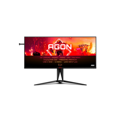 Monitor Gaming AOC AGON AG405UXC 40″ WQHD 144 Hz IPS 1ms 2xHDMI DisplayPort USB-C Multimédia Preto