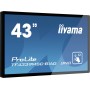 iiyama ProLite TF4339MSC-B1AG monitor de ecrã 109,2 cm (43") 1920 x 1080 pixels Full HD LED Ecrã táctil Multi-utilizador Preto