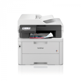 Impressora Multifunções Color Laser Brother MFC-L3760CDW Led WiFi Duplex Fax 26ppm Branca