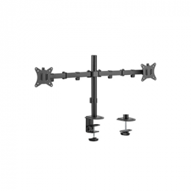 Suporte para 2 Monitores para Secretária 17" a 32" Max 9Kg