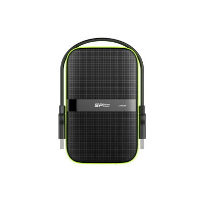 Disco Duro Externo Silicon Power 4TB A60 2.5" USB 3.1 Armor AntiChoque e Prova Agua Preto
