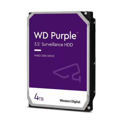 Disco Duro Western Digital WD Purple Surveillance 4TB 3.5" SATA III 256MB